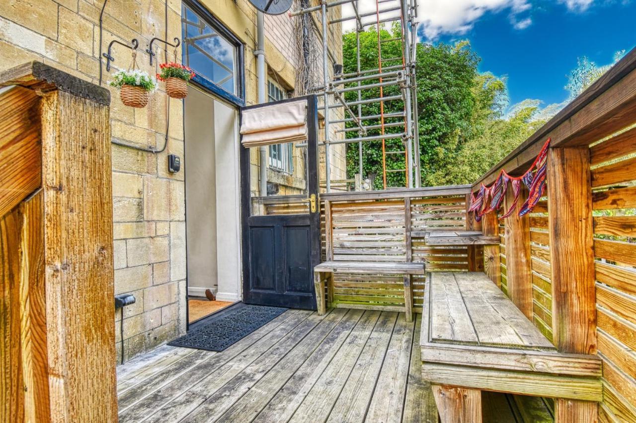 2 Bedroom Apartment In Bath City Centre With Garden & Free Parking Exterior photo